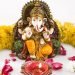 Worshipping Lord Ganesha